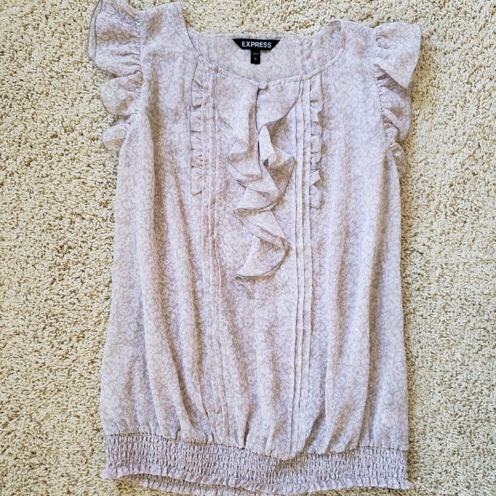 Express short sleeve blouse